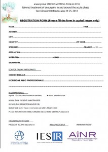 registration form