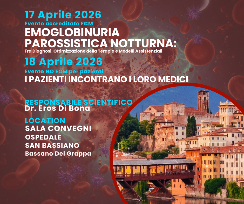 RES - Emoglobinuria parossistica notturna: fra diagnosi, ottimizzazione della terapia e modelli assistenziali. I Pazienti incontrano i loro Medici