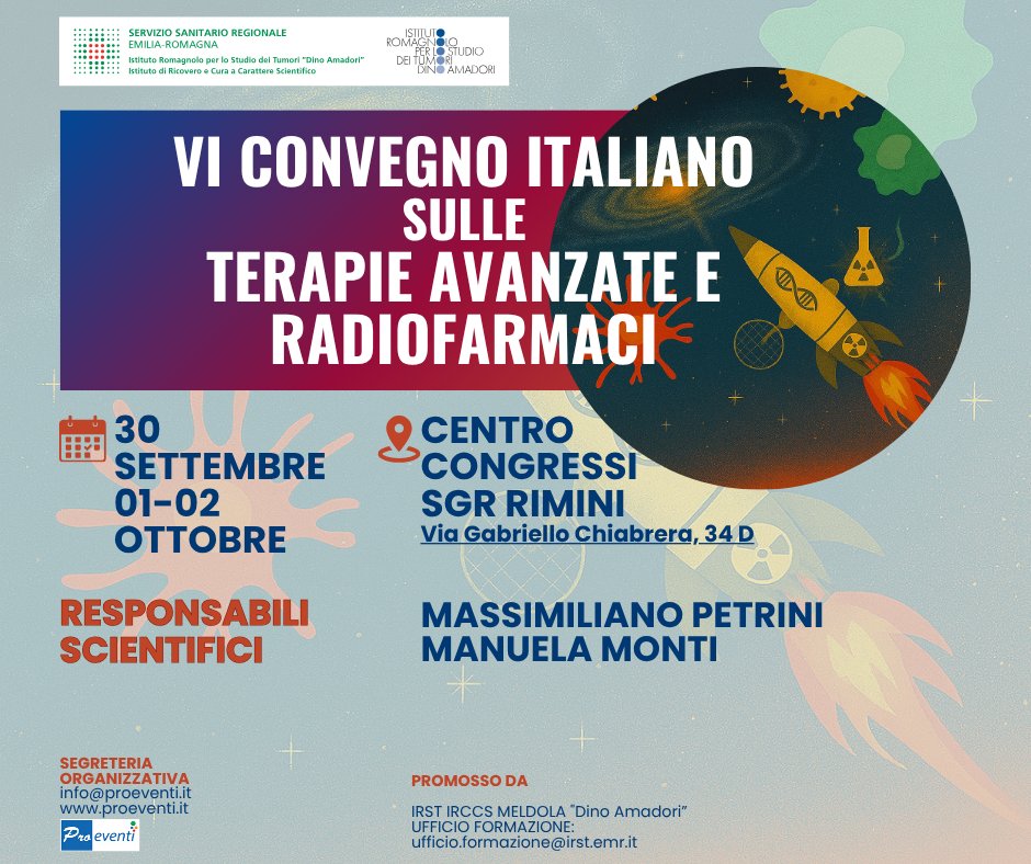RES - VI CONVEGNO ITALIANO SULLE TERAPIE AVANZATE E RADIOFARMACI