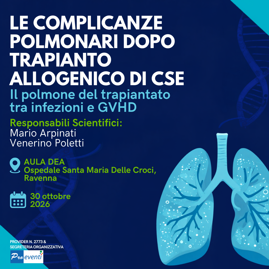 RES - LE COMPLICANZE POLMONARI DOPO TRAPIANTO ALLOGENICO DI CSE Il polmone del trapiantato tra infezioni e GVHD